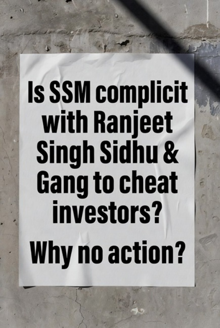 The SSM's Cowardly Cover-Up: Letting Ponzi Predator Datuk Wira Ranjeet Singh Sidhu and His Sham Empire Slip Through the Cracks